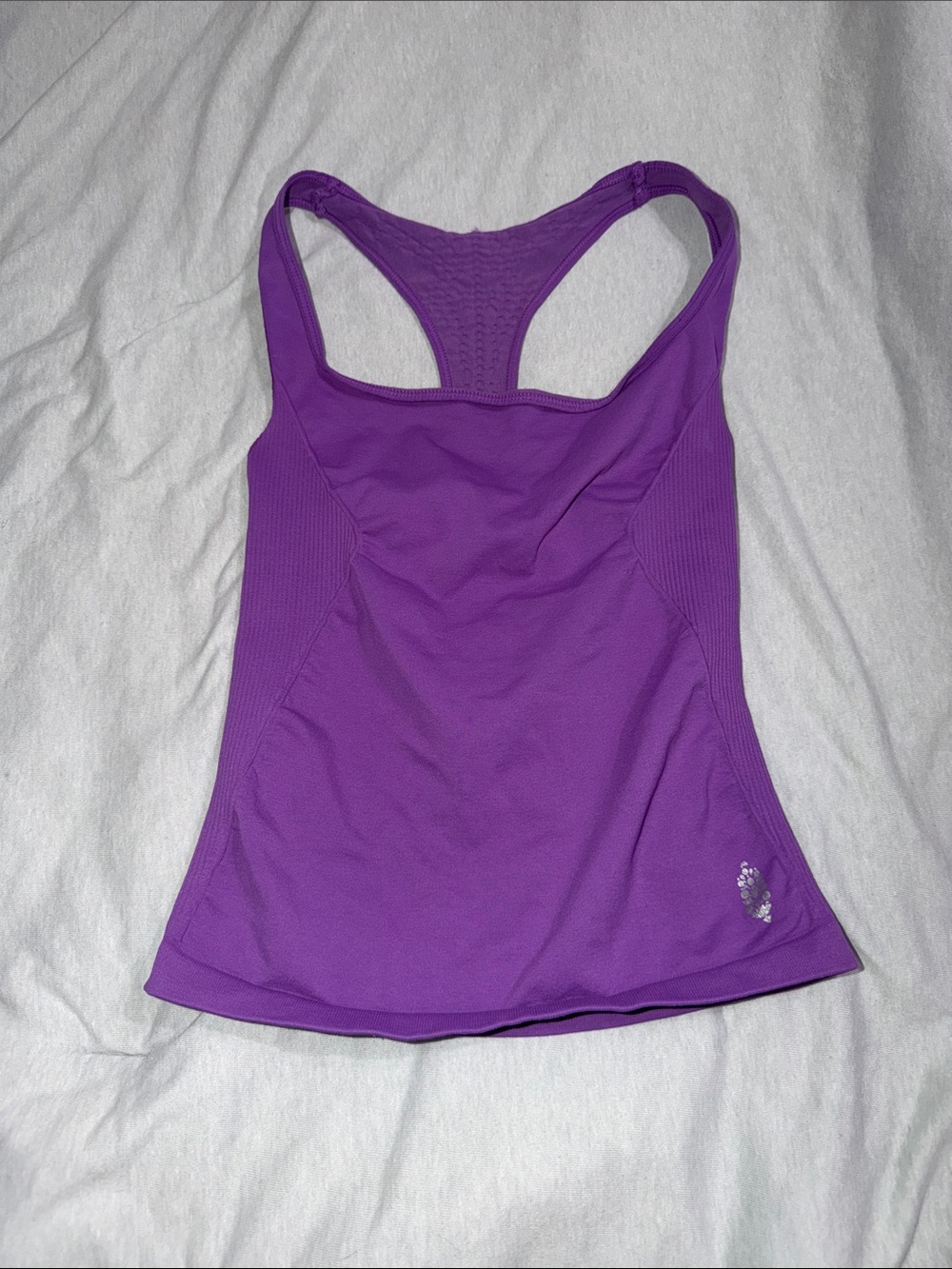 Free People Purple Racerback Tank Top